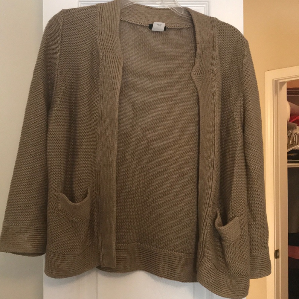 J. Crew heavy sweater jacket/cardigan